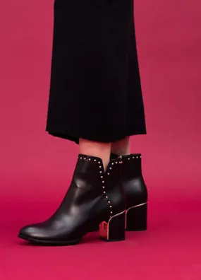 Lunar Tatum Black Ankle Boots