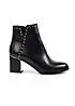 Lunar Tatum Black Ankle Boots