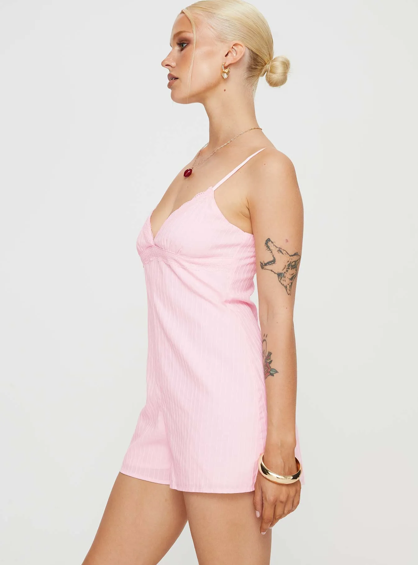 Lunya Playsuit Pink