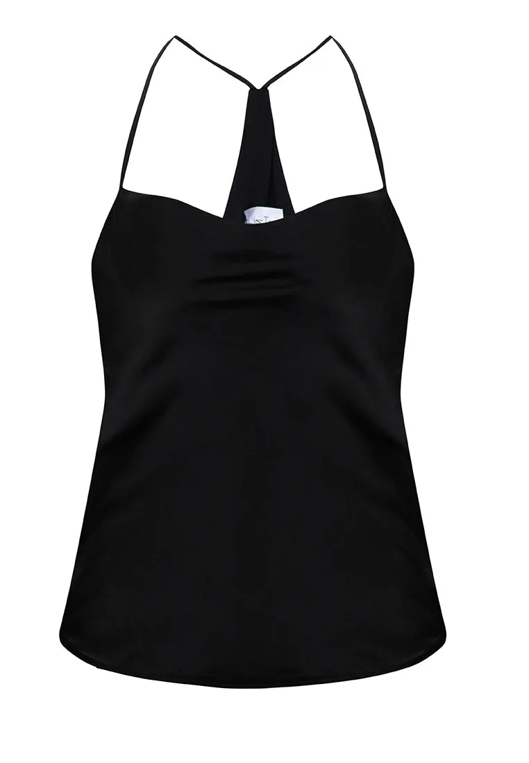 LUX Silk Cowl Neck Camisole