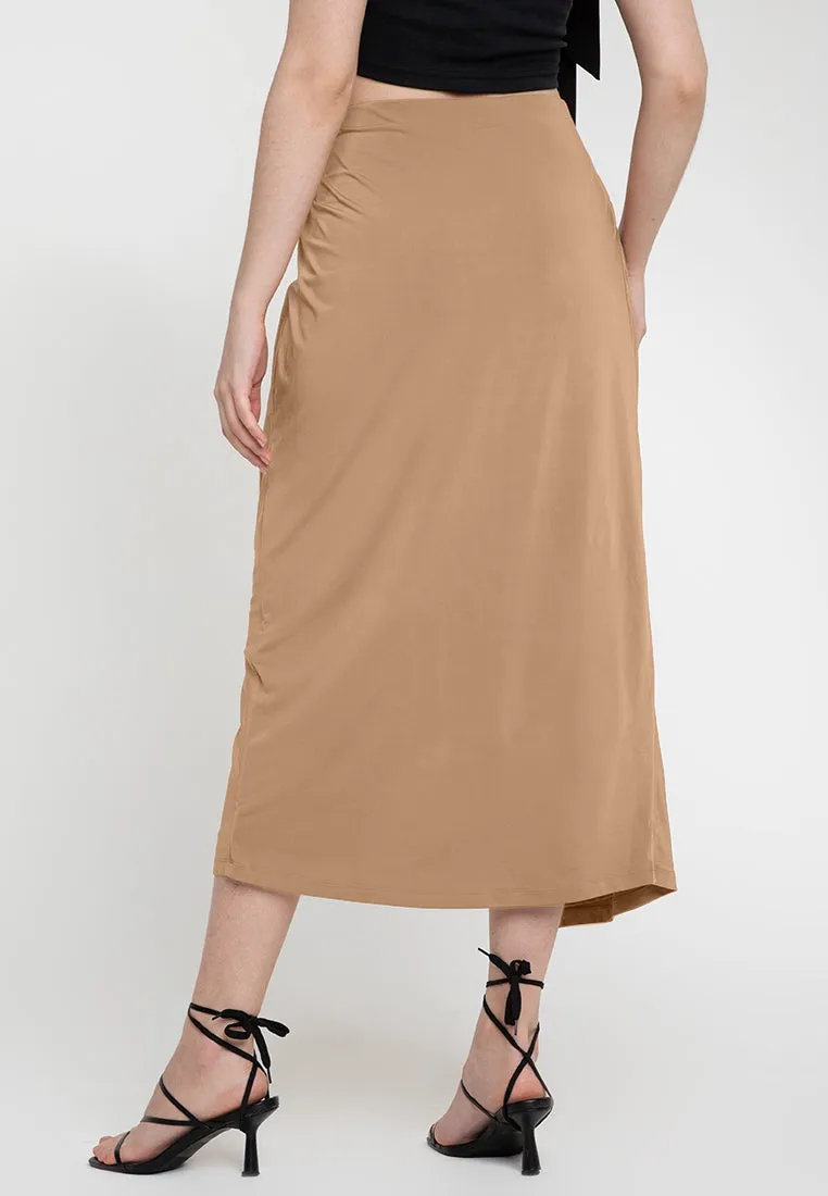 MARISOL Twist Front Skirt