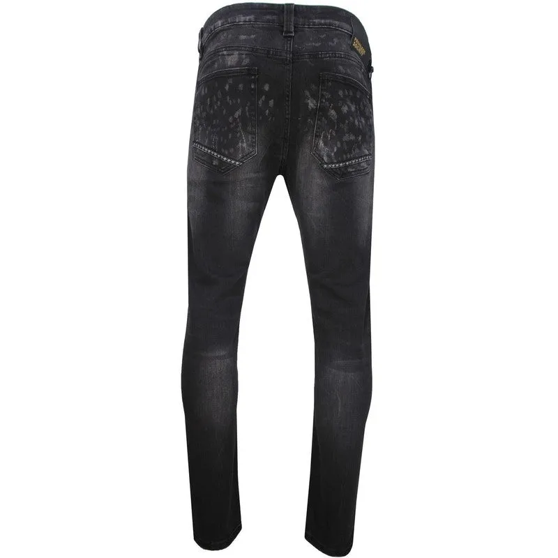 Men's Moon Rocks Skinny Jeans