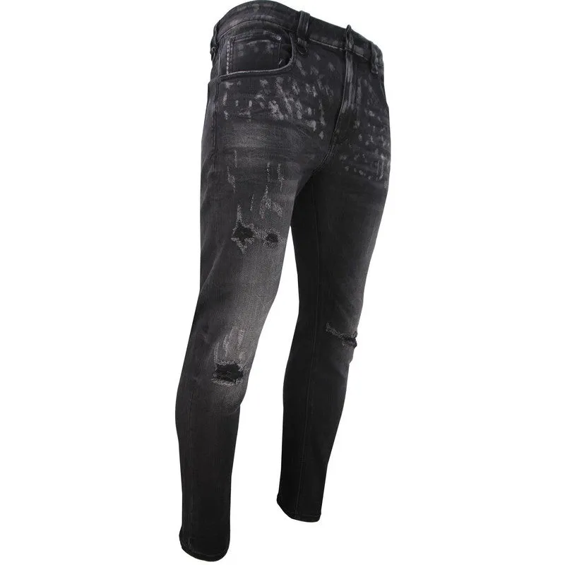 Men's Moon Rocks Skinny Jeans