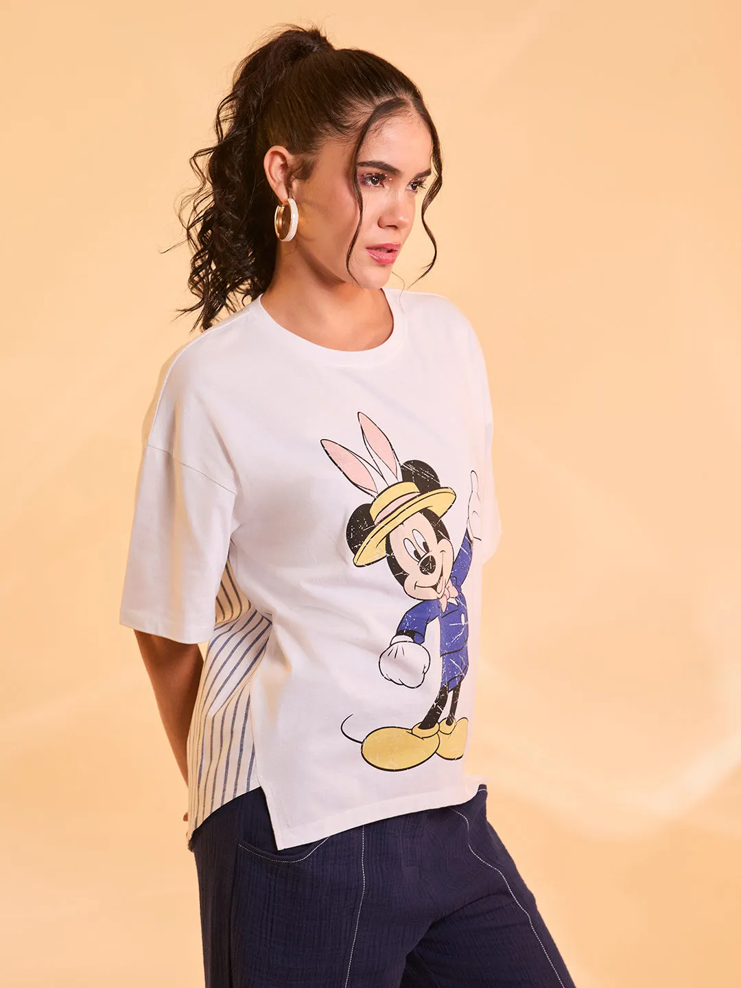 Mickey Mouse  Disney Printed Top