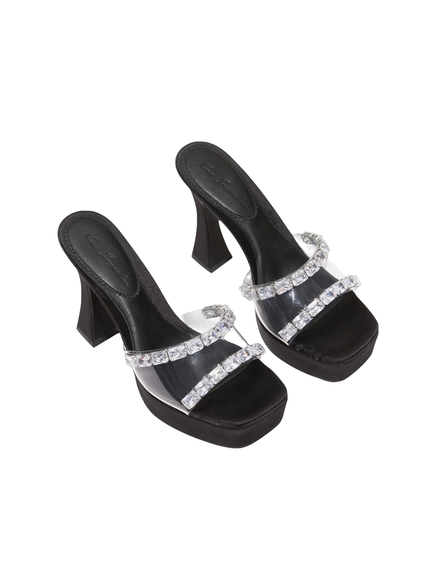 Mirabel Diamond Heels (Black)