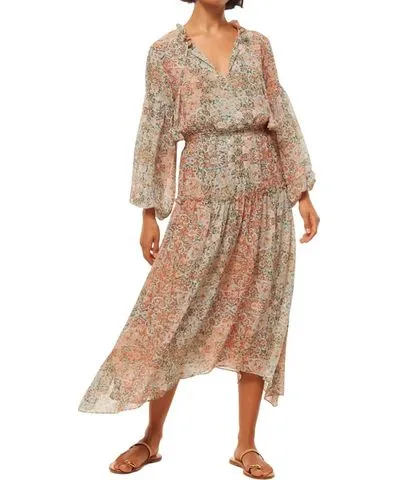 Misa Los Angeles Tasia Dress In Ombre Tapestry