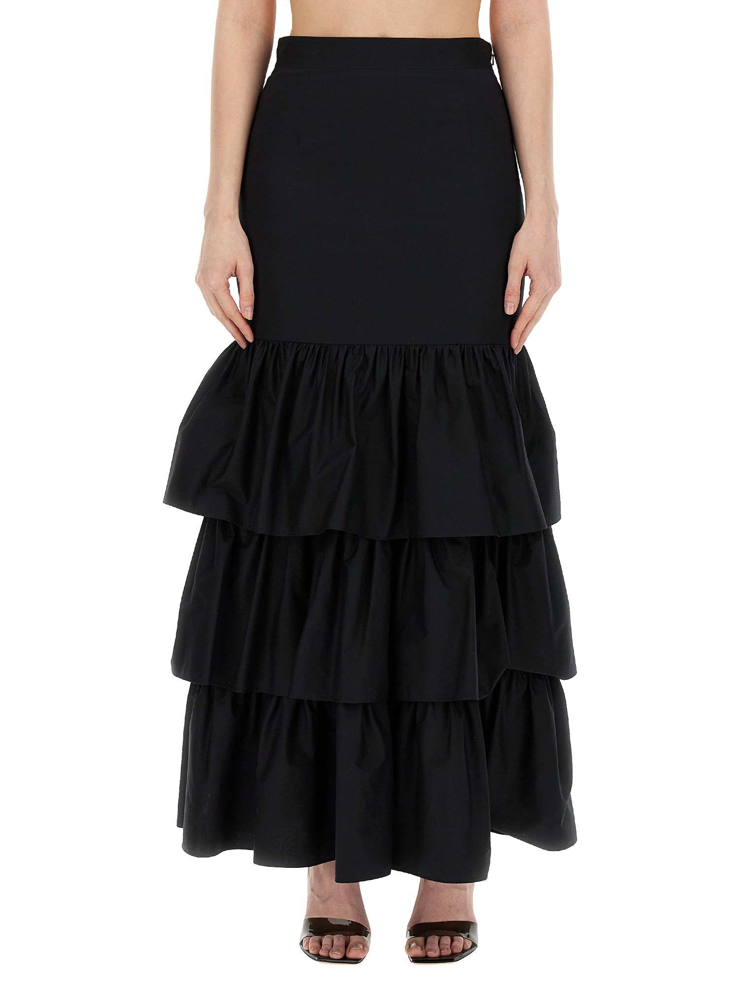 MOSCHINO    SKIRT WITH RUFFLES