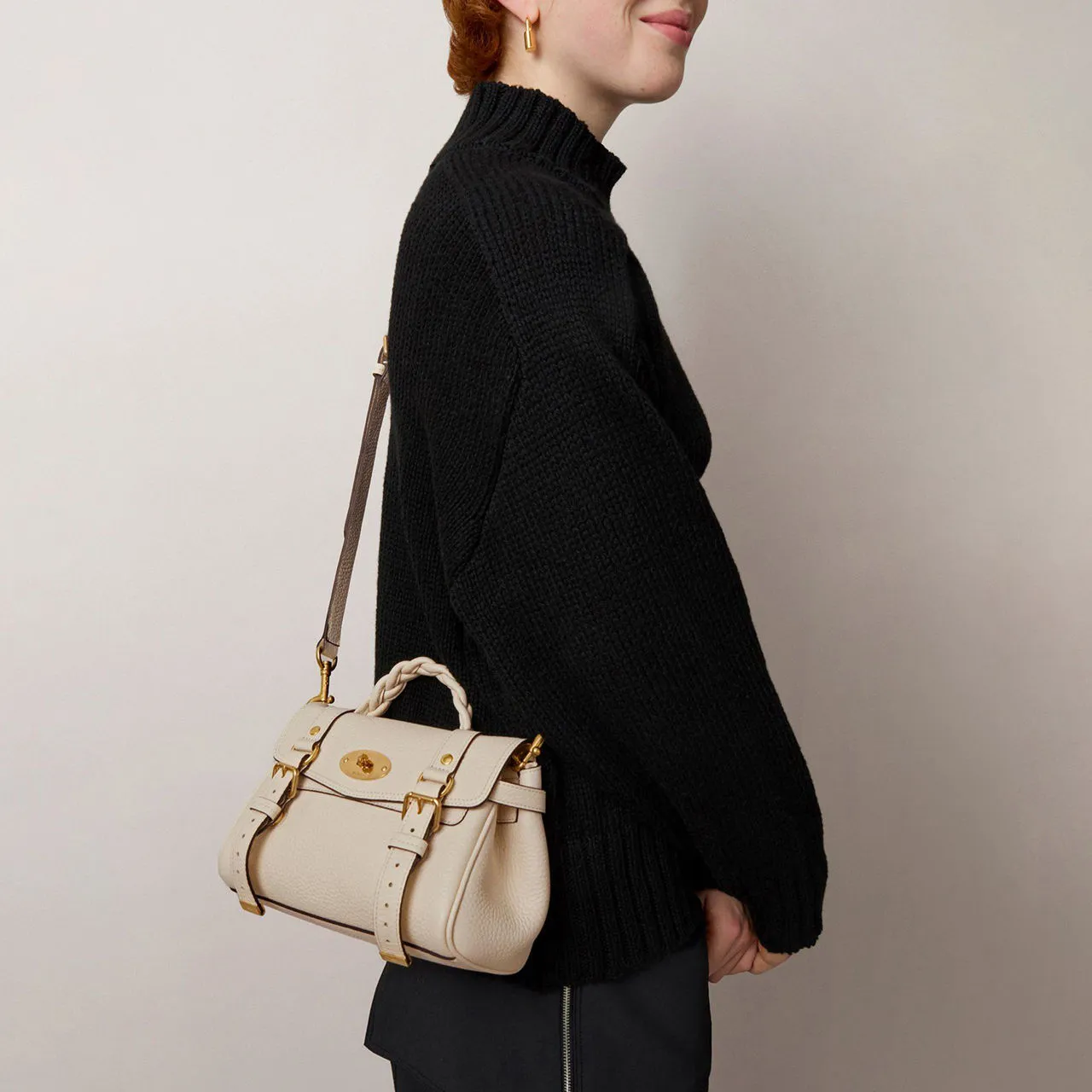 MULBERRY The Sustainable Edit Alexa Mini Satchel - Eggshell