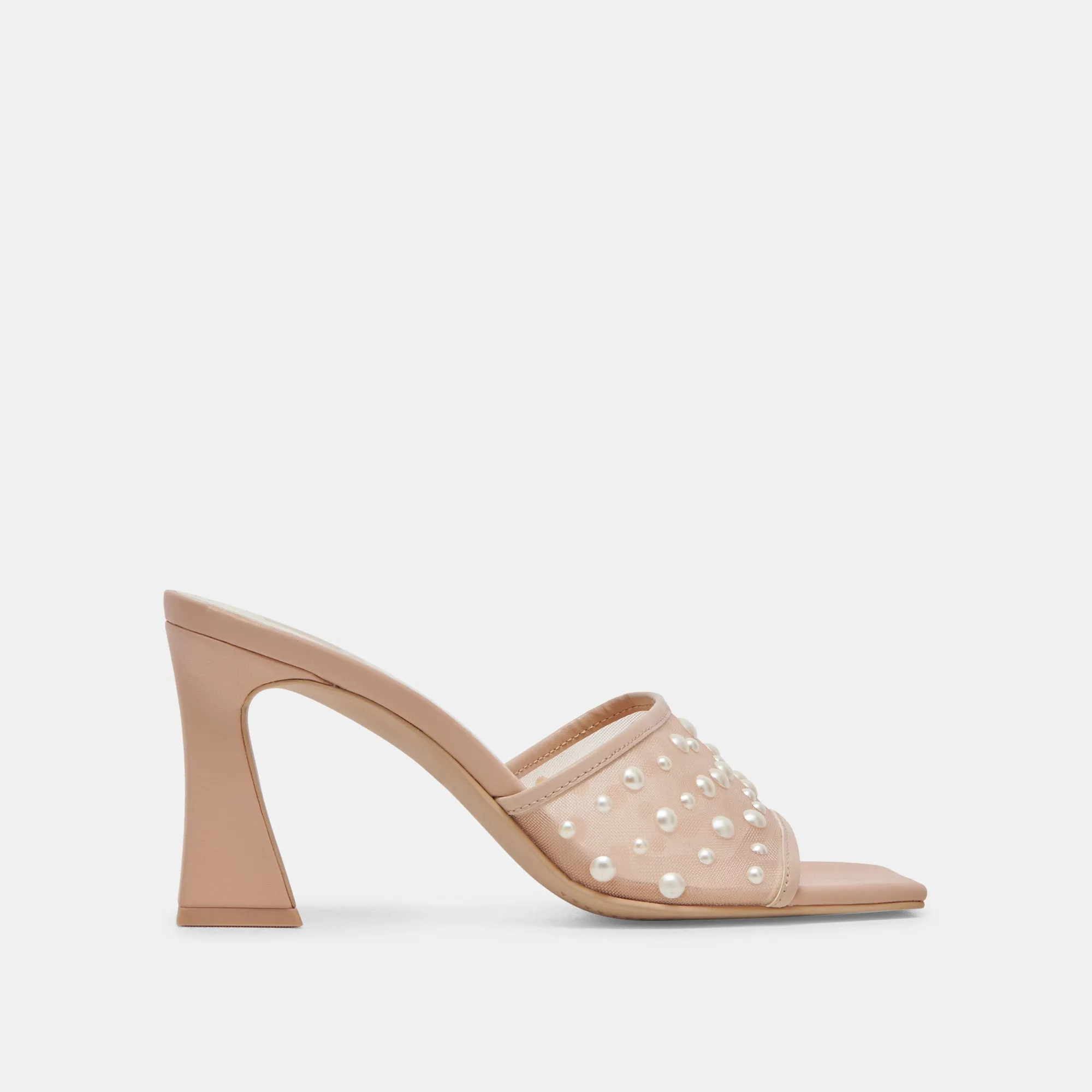 NARDA PEARL HEELS BLUSH MESH