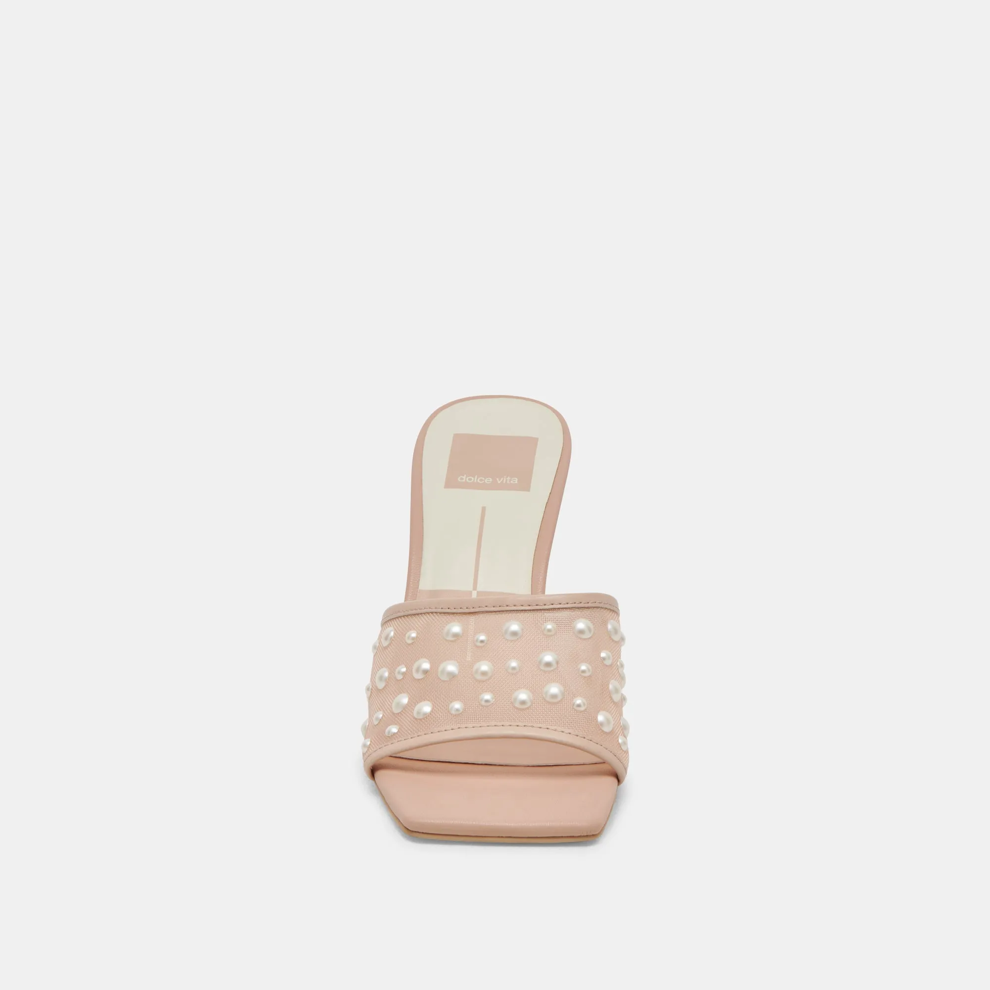 NARDA PEARL HEELS BLUSH MESH