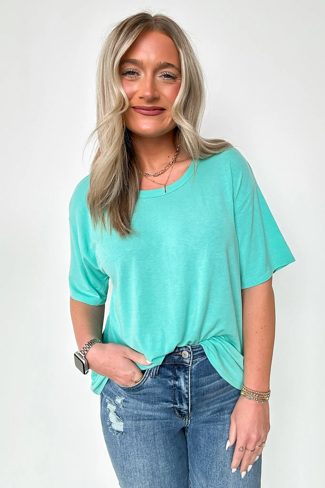 Odessah Short Sleeve Relaxed Fit Top - FINAL SALE