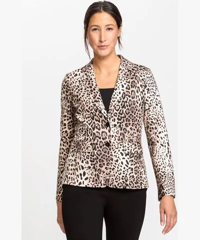 Olsen Women's Leopard Blazer