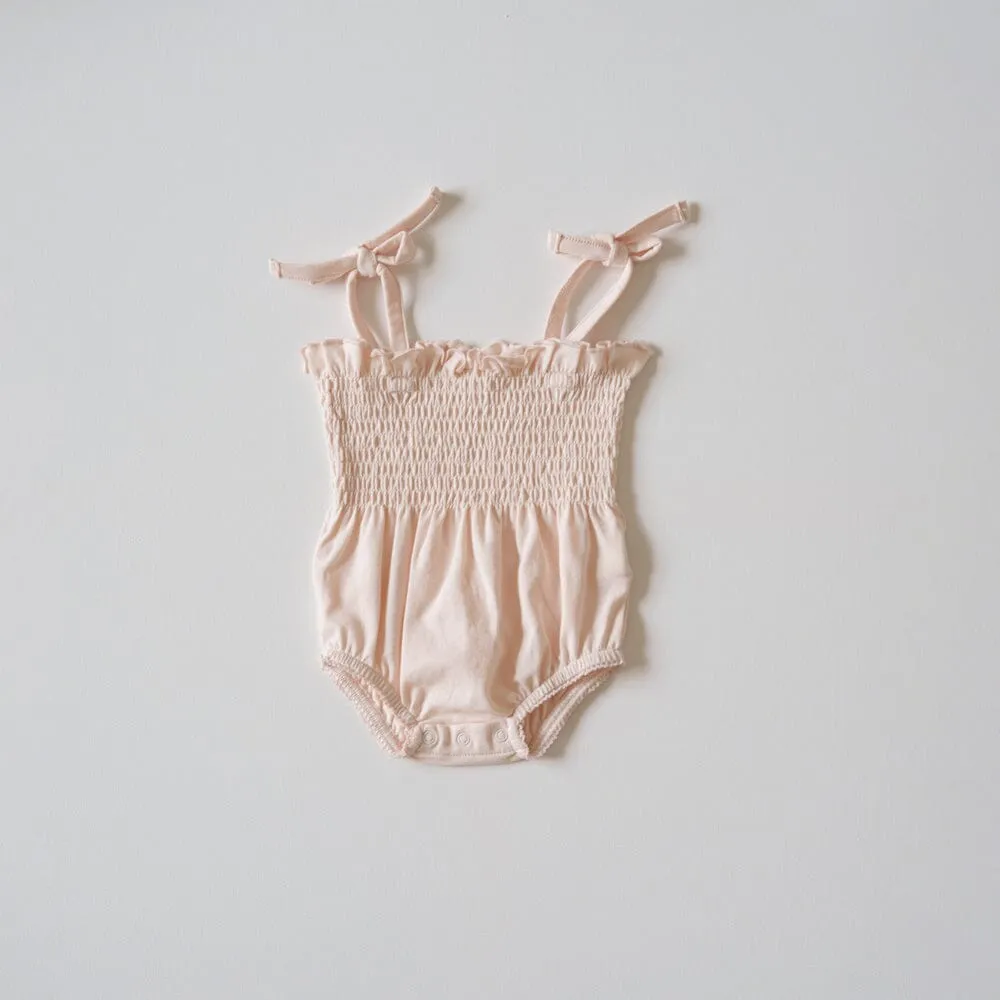 Organic Ruffled Romper