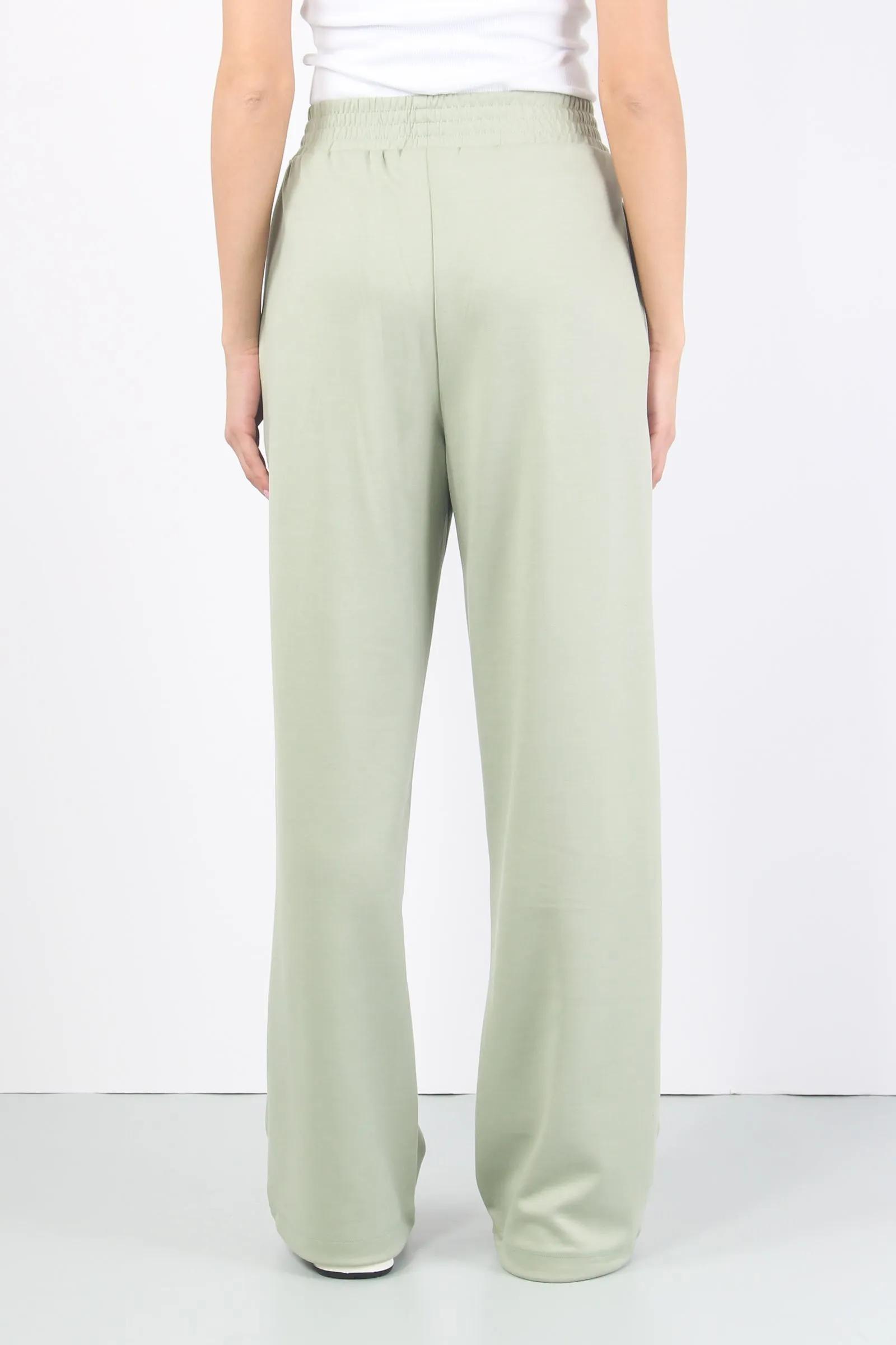 Pantalone Palazzo Modal Verde Aloe