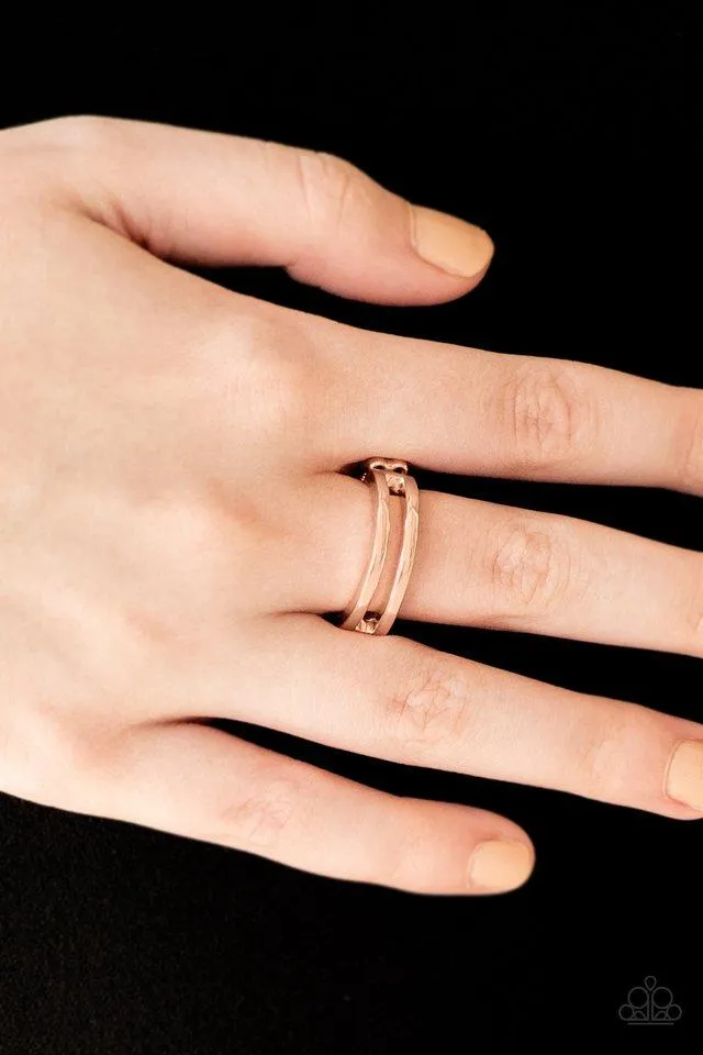 Paparazzi Ring ~ I Need Space - Rose Gold