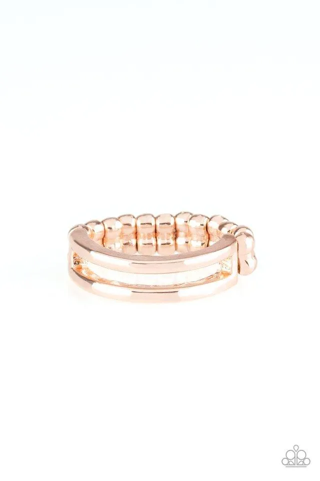 Paparazzi Ring ~ I Need Space - Rose Gold