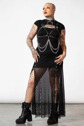 Paragon Fishnet Maxi Skirt