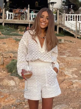 Penny Lace Shorts & Tunic Set