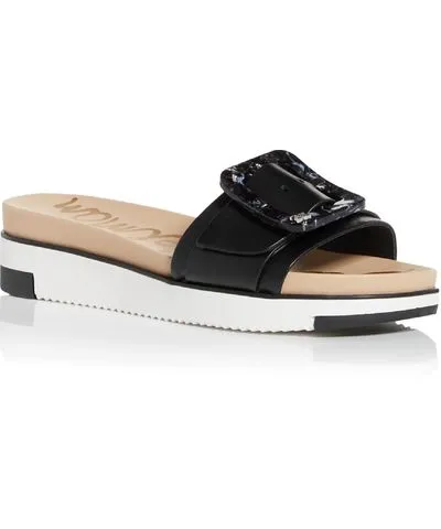 Sam Edelman Ariane Womens Buckle Slip On Slide Sandals