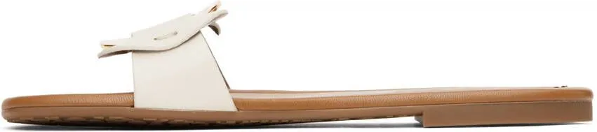 See by Chloé White & Brown Chany Sandals