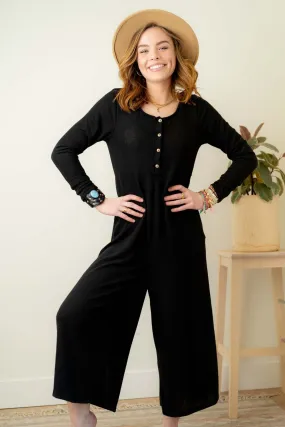 Simply Comfort Jumpsuit - Black