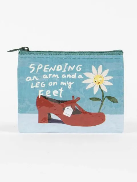 Spending an Arm & a Leg On My Feet Coin Purse