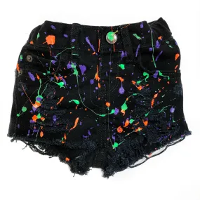 Spooky Paint Splattered Shorties and Skinny Cutoffs