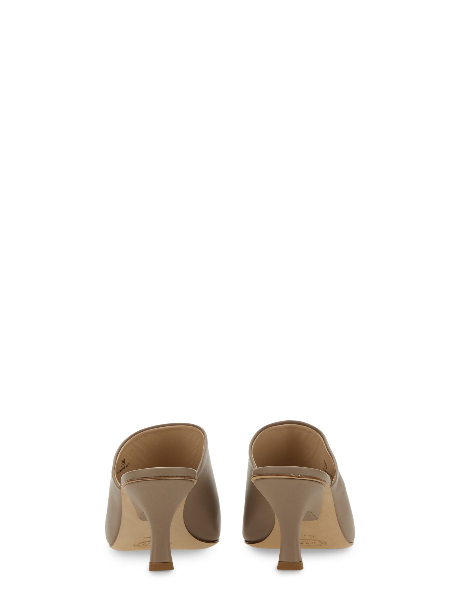 TOD'S    LEATHER SANDAL