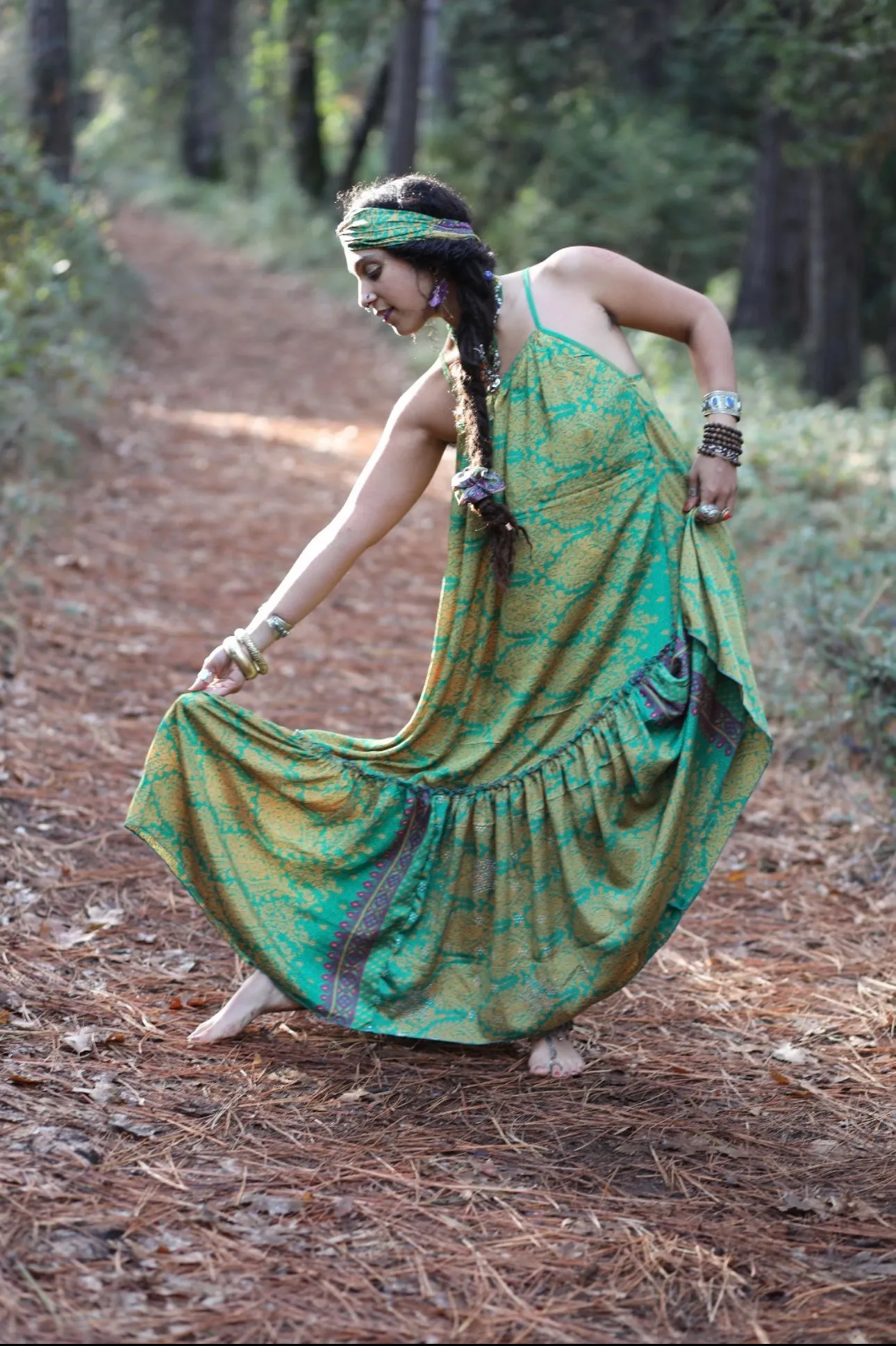 Topanga Maxi Dress - L - Boho Love