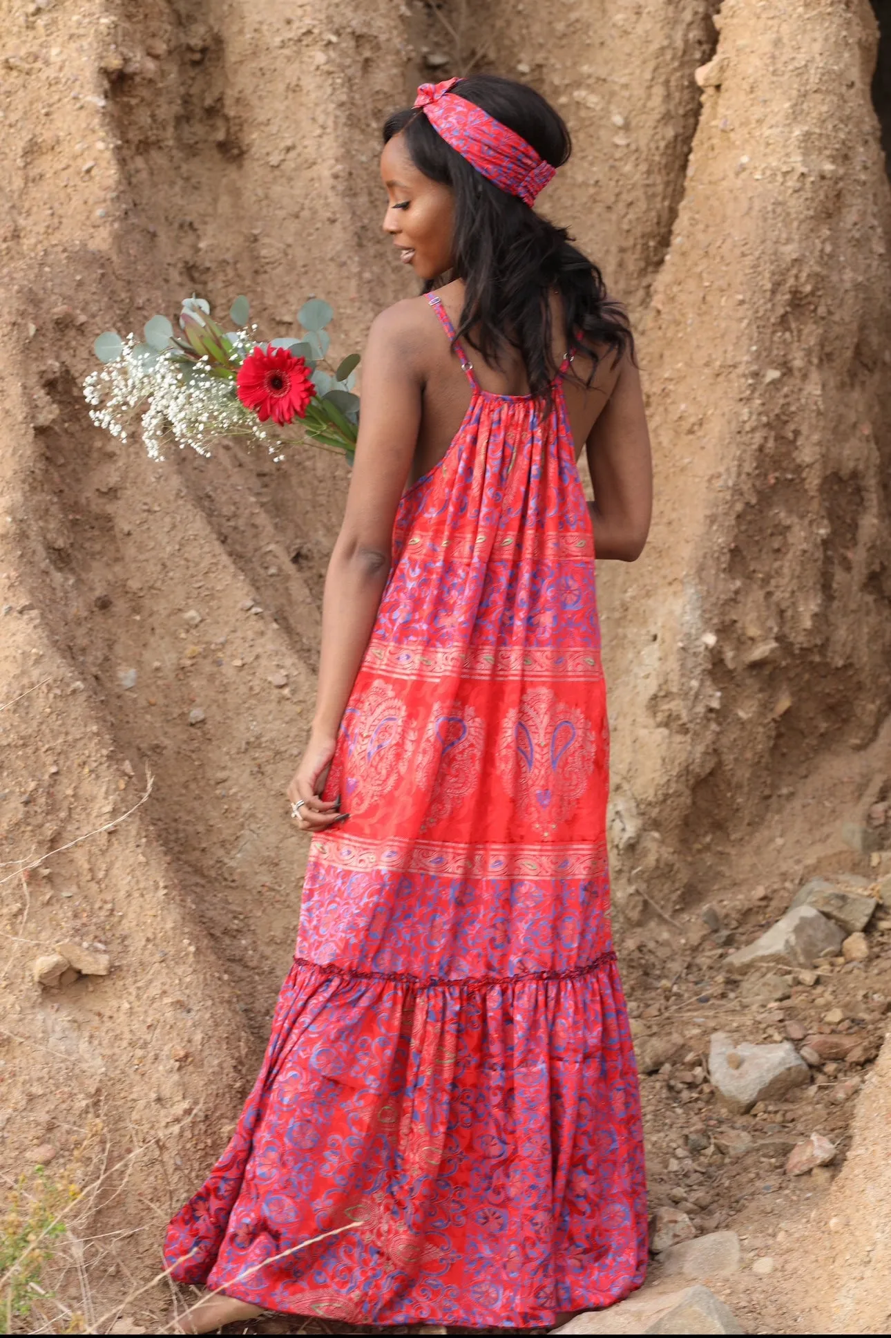 Topanga Maxi Dress - L - Boho Love