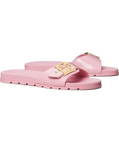 Tory Burch Women's Slip On Buckled Slide Sandals