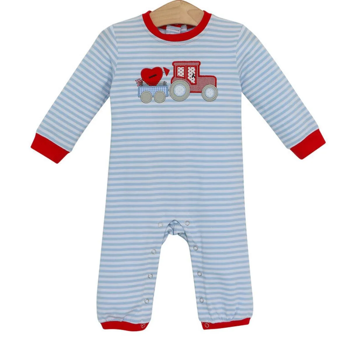 Trotter Street - Heart Tractor Romper