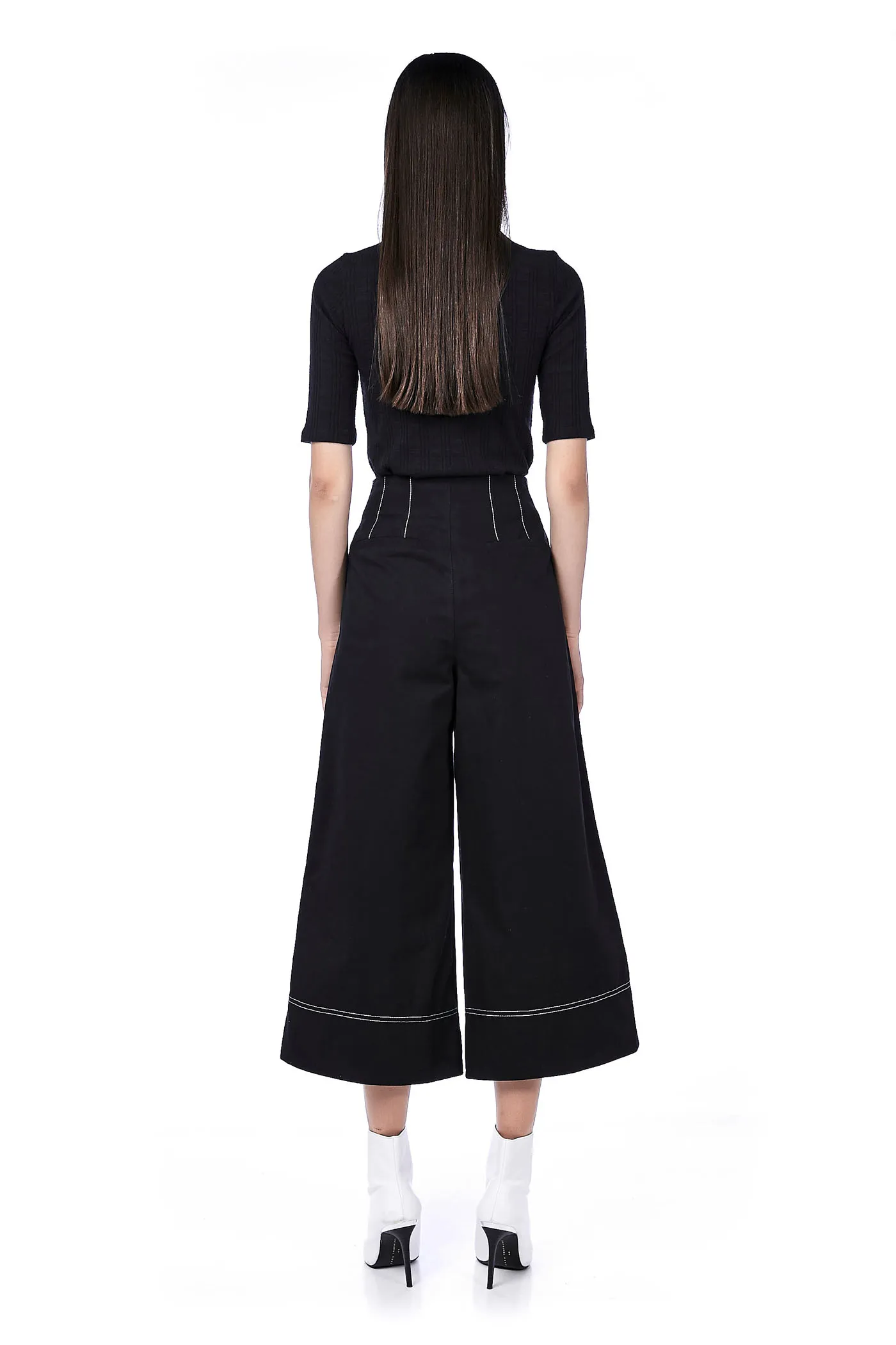 Vivy Top-Stitch Culottes