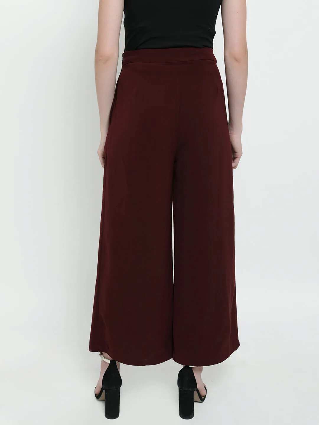 Whimsical Wind Elasticated Waist Palazzo