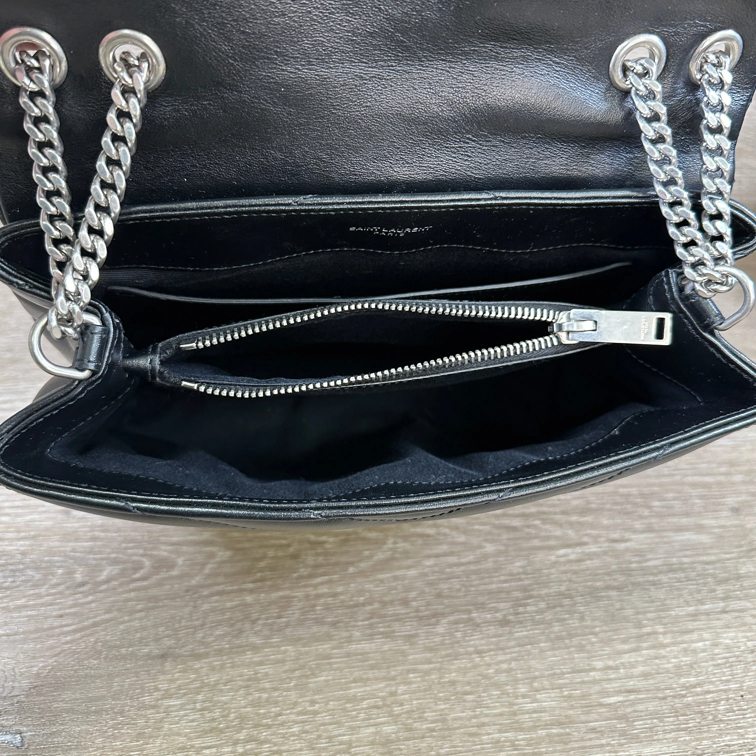 YSL Loulou Small Chain Bag in Quilted Y Leather